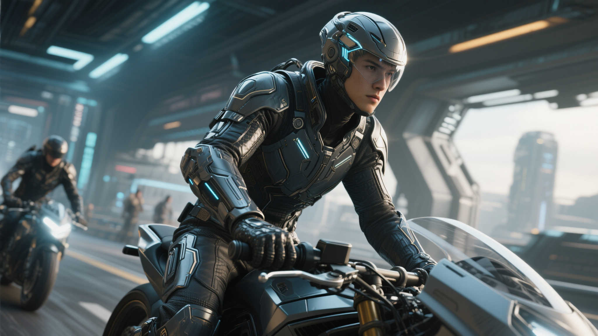 《第一后裔》胶衣骑士惊艳亮相：这“摩托”太吸睛！