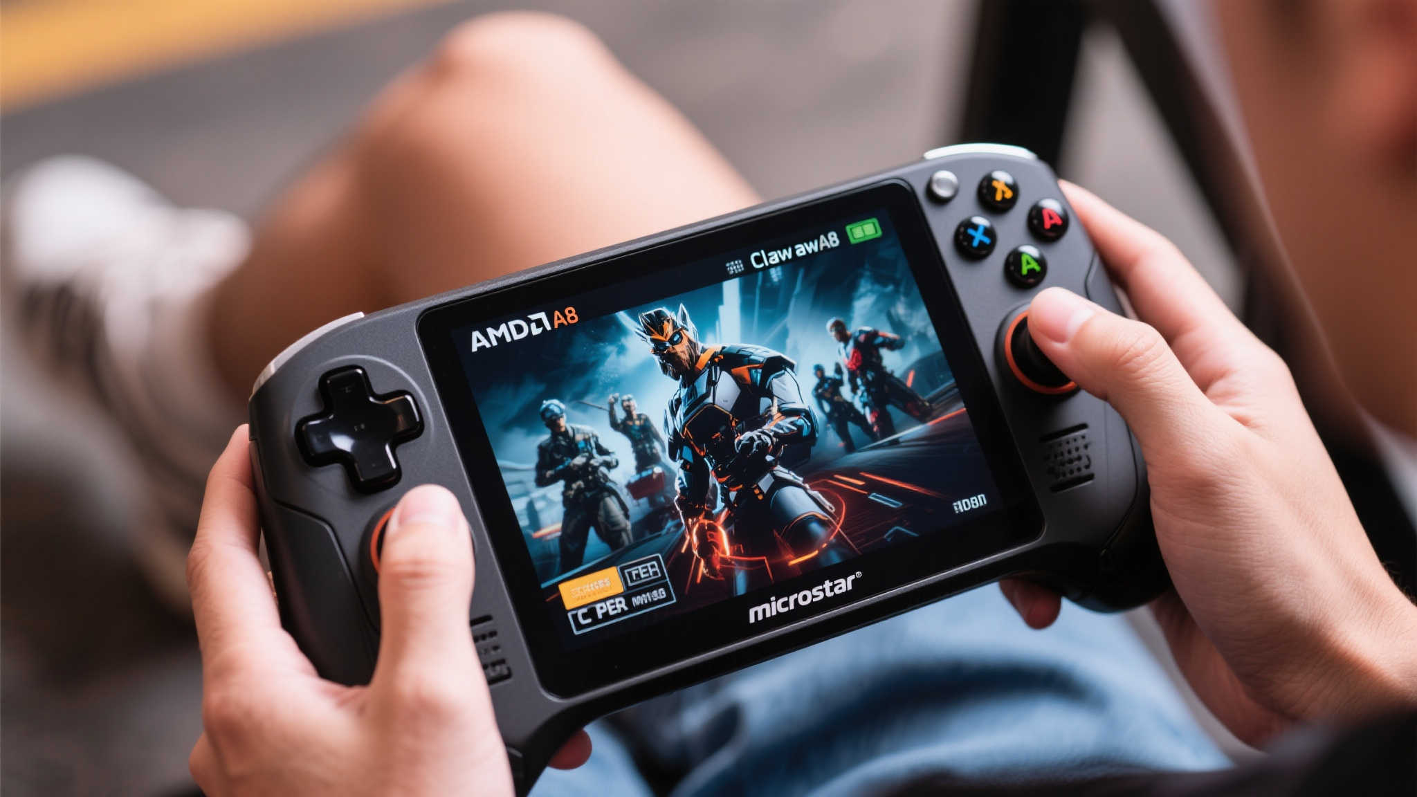 微星首发AMD处理器加持的Claw A8 PC游戏掌机！
